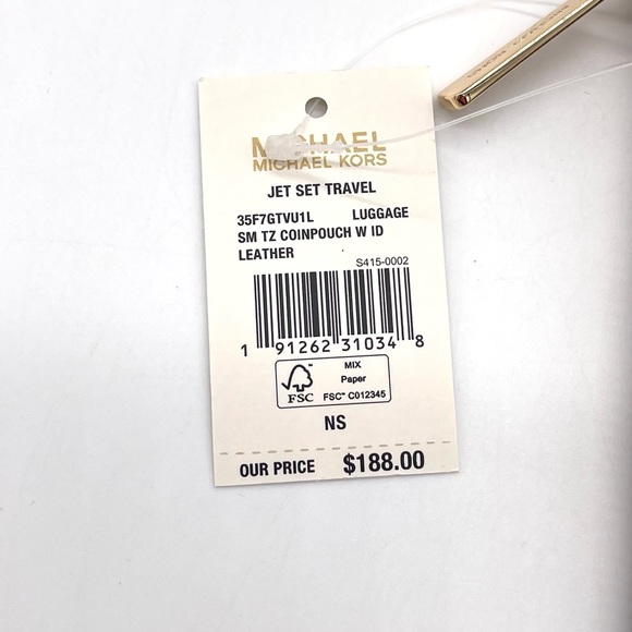 Michael Kors Top Zip Coinpouch w/ID - Picture 5 of 5